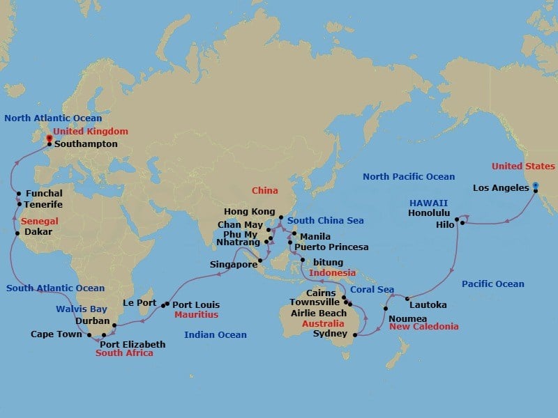 Cruise Map