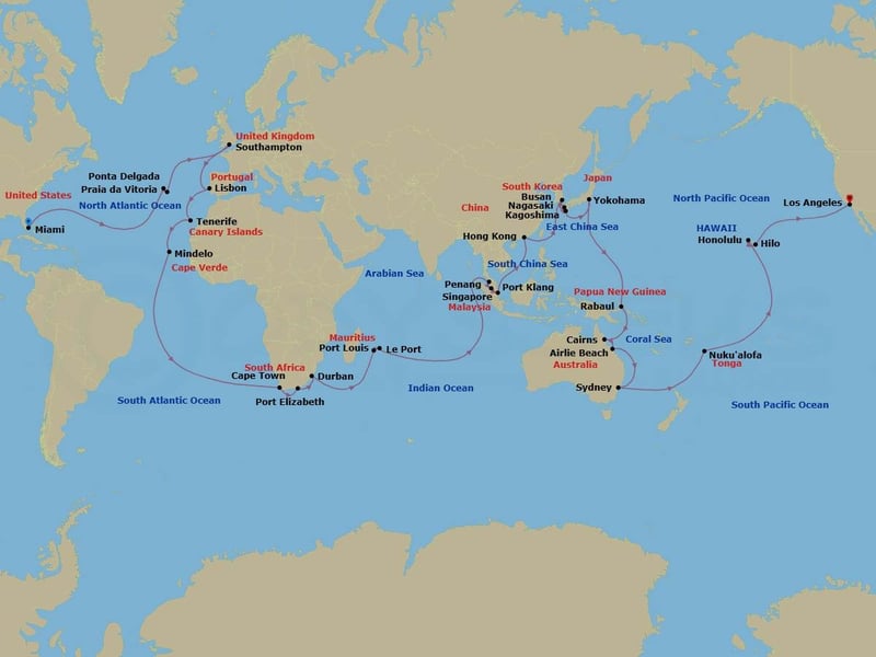 Cruise Map