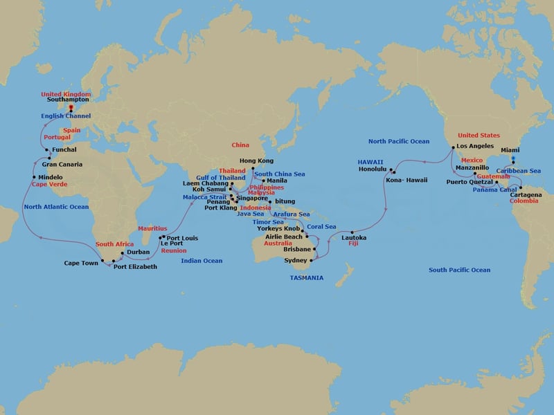Cruise Map
