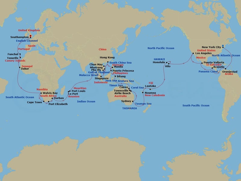 Cruise Map