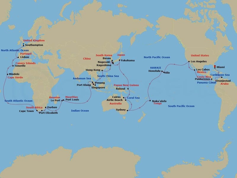 Cruise Map
