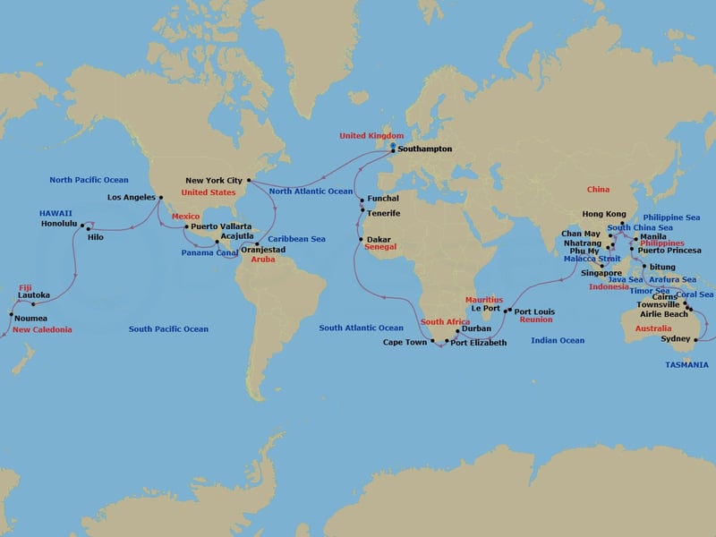 Cruise Map