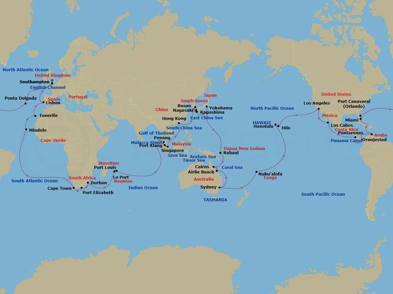 Cruise Map