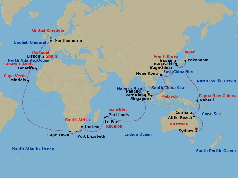 Cruise Map