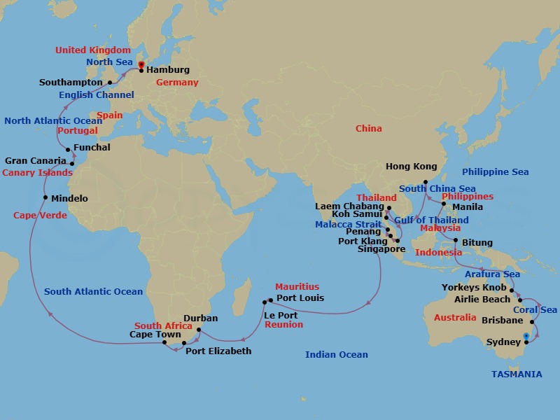 Cruise Map