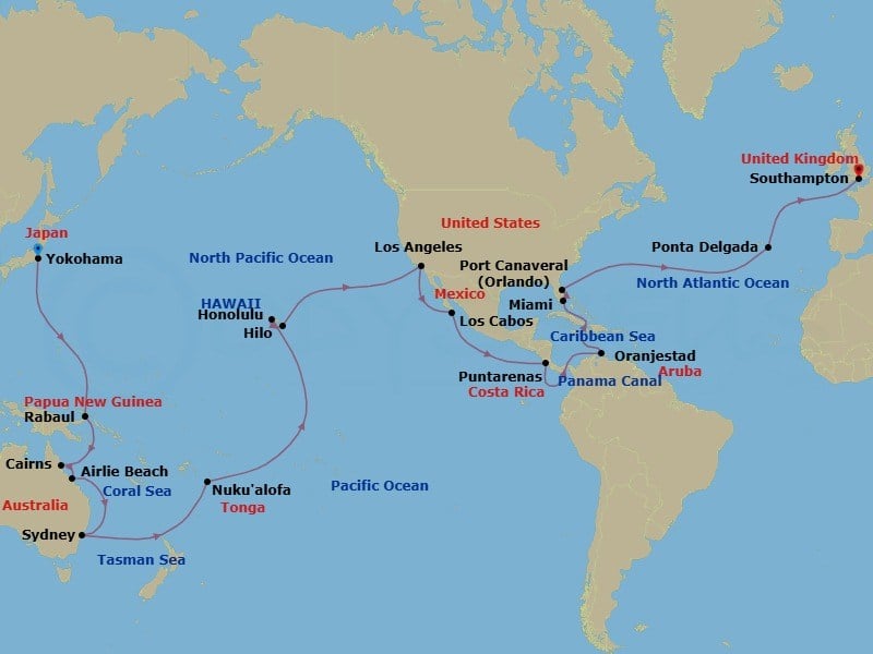 Cruise Map