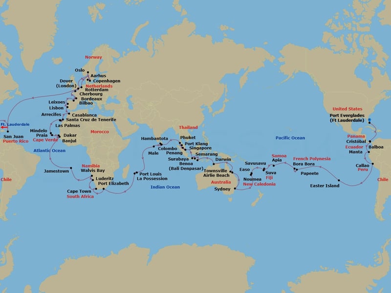 Cruise Map