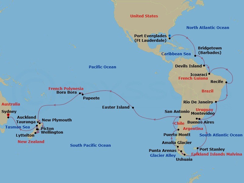 Cruise Map