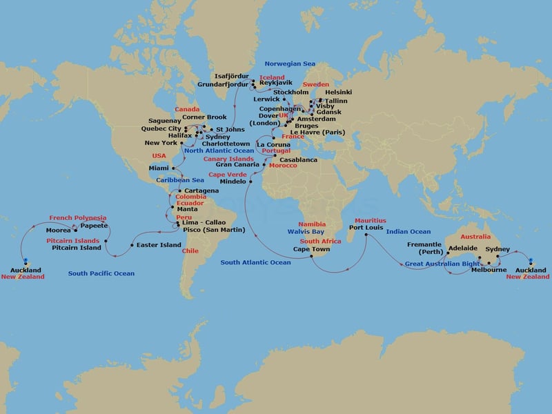 Cruise Map