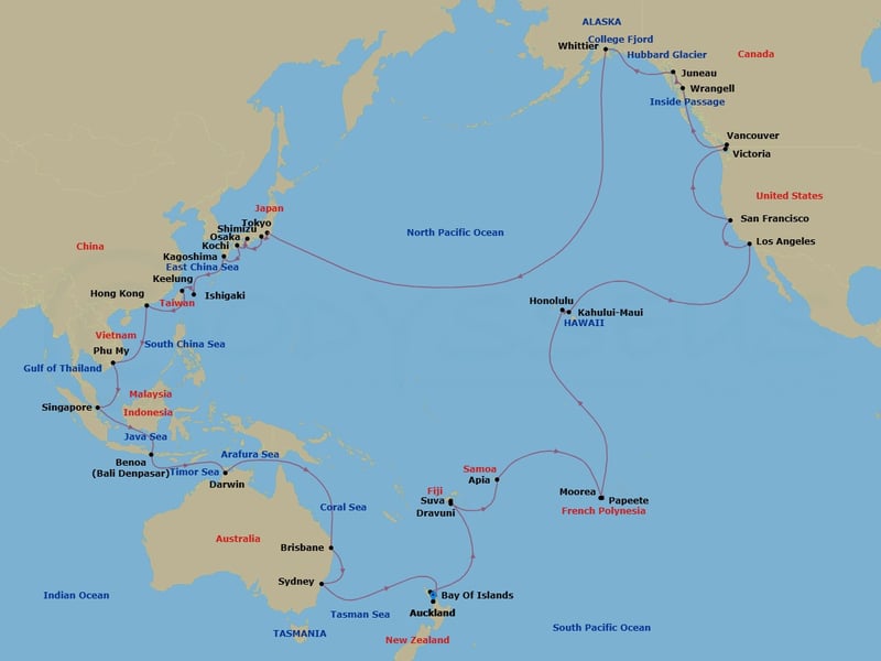 Cruise Map