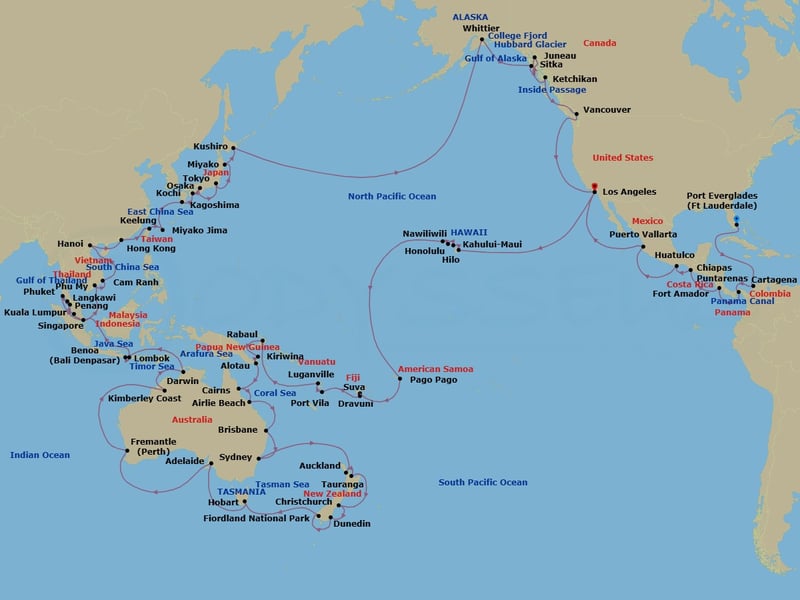 Cruise Map