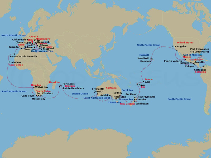 Cruise Map