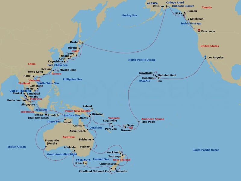Cruise Map