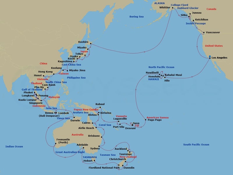 Cruise Map