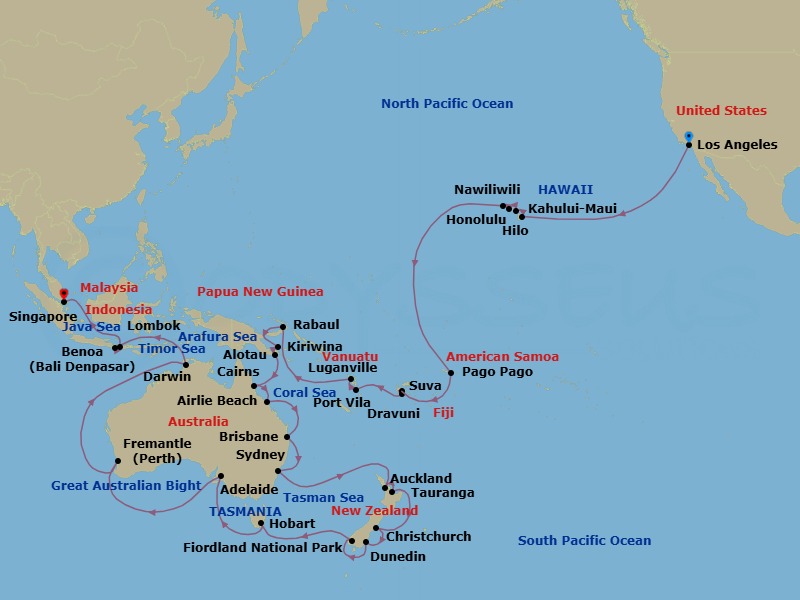 Cruise Map