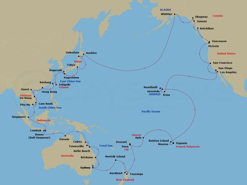 Cruise Map