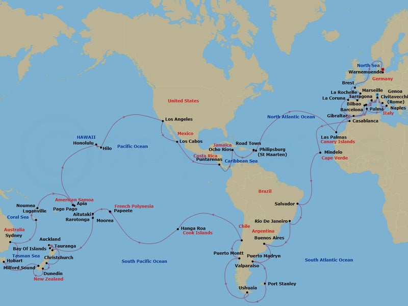 Cruise Map