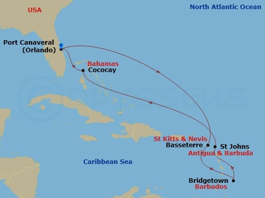 Cruise Map