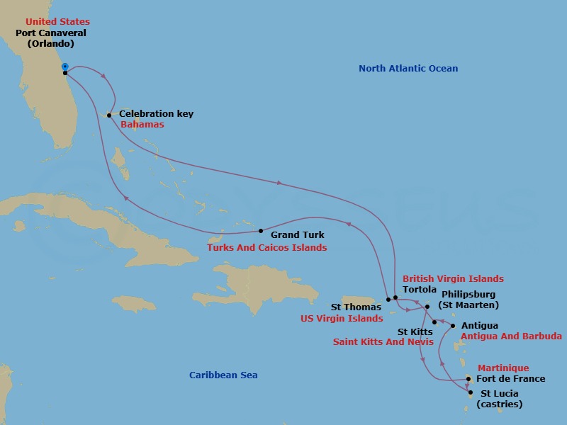 Cruise Map