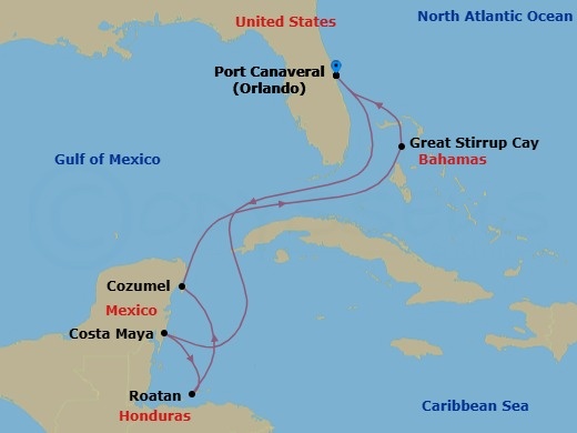 Cruise Map