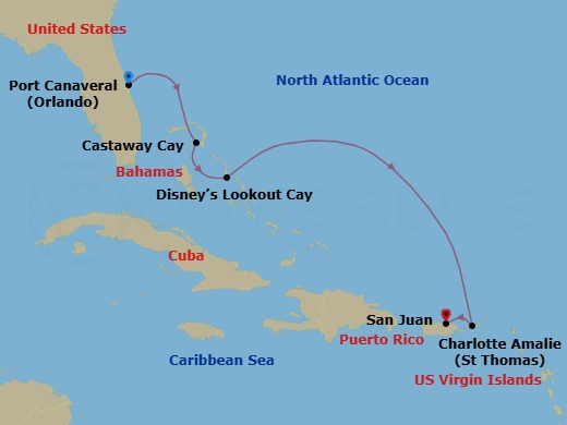 Cruise Map