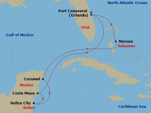 Cruise Map