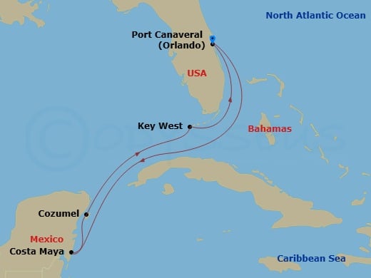Cruise Map