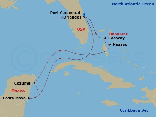 Cruise Map