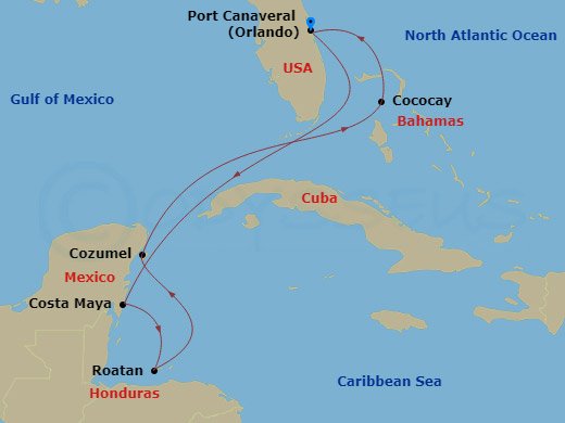 Cruise Map