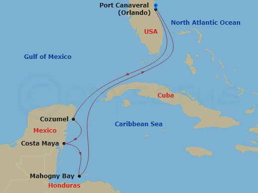 Cruise Map