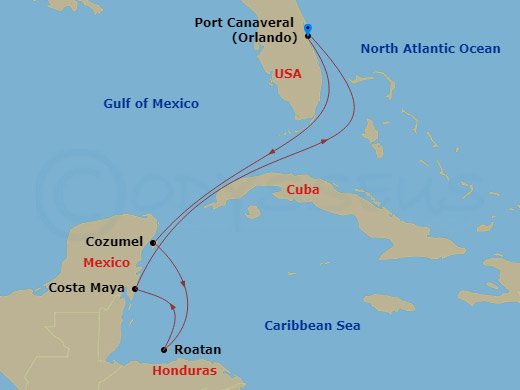 Cruise Map