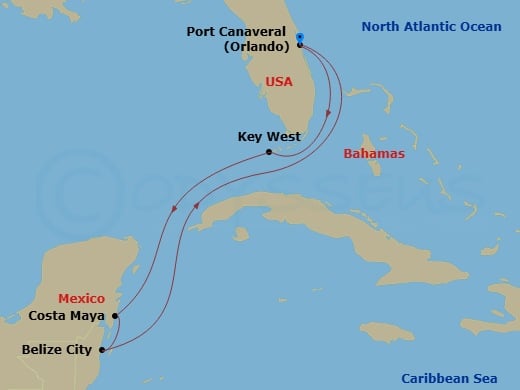Cruise Map