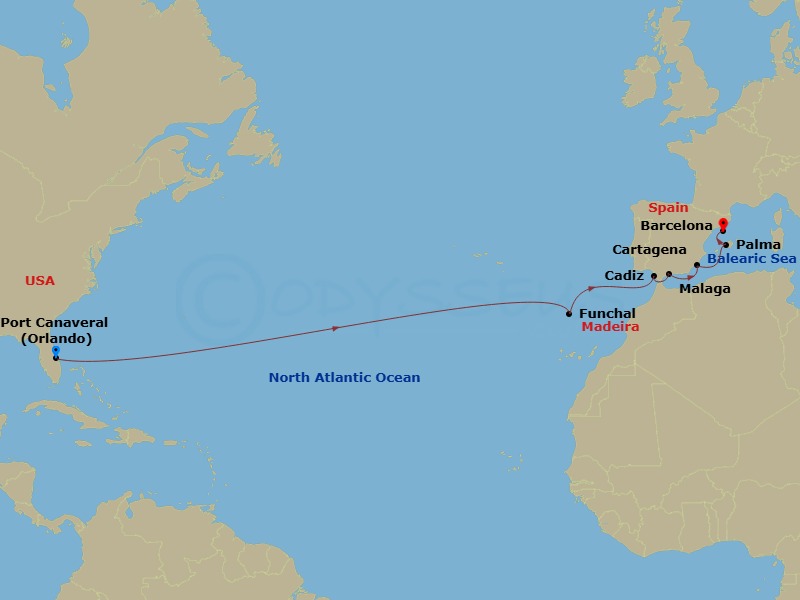 Cruise Map