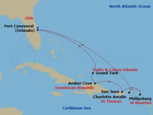 Cruise Map