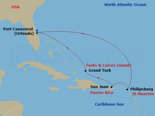 Cruise Map