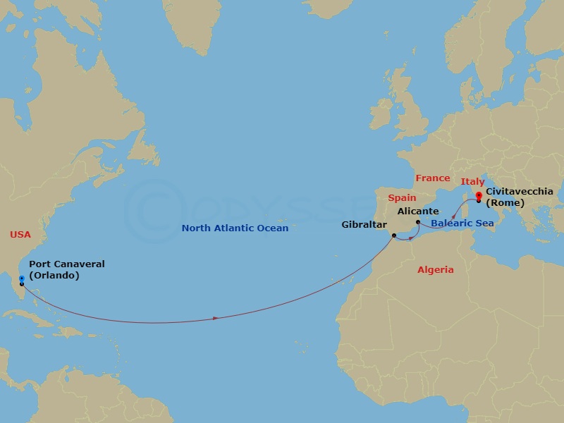 Cruise Map