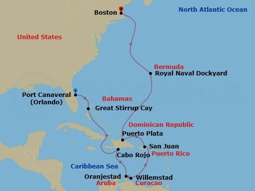 Cruise Map