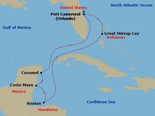 Cruise Map