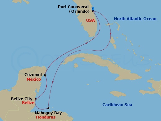 Cruise Map