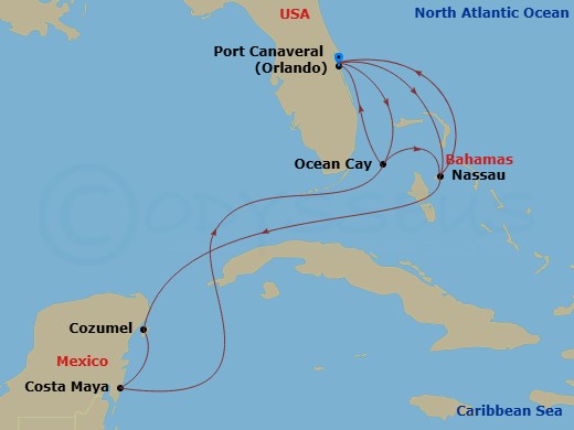Cruise Map
