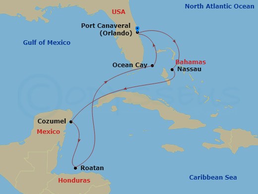 Cruise Map