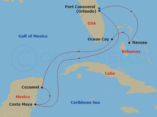Cruise Map