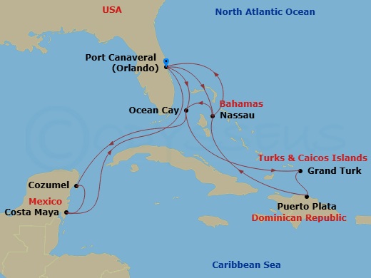 Cruise Map