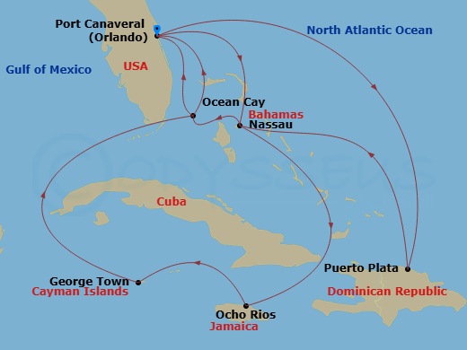 Cruise Map