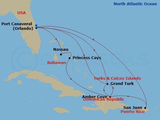 Cruise Map