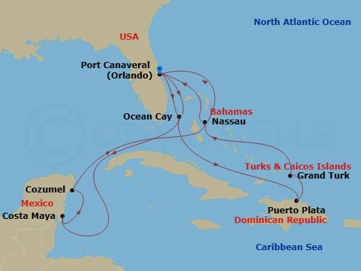 Cruise Map