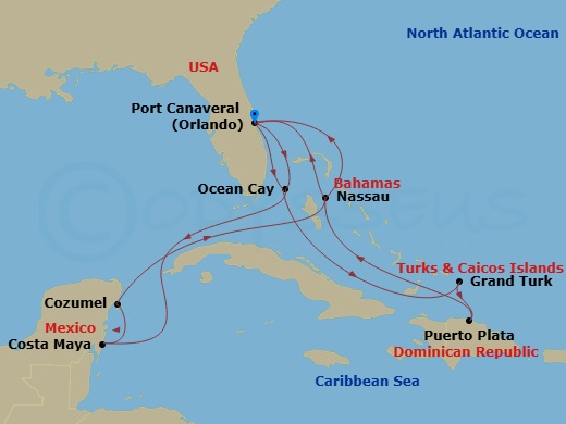 Cruise Map
