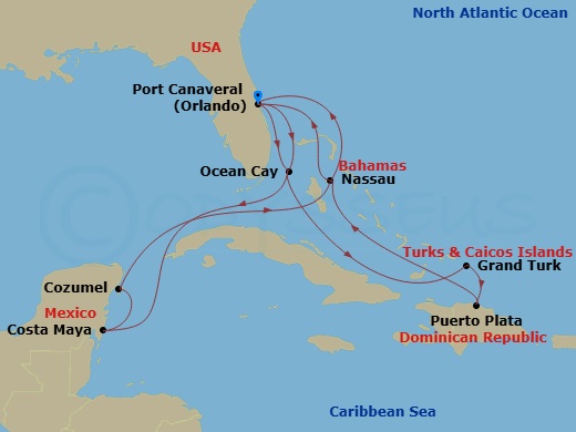 Cruise Map