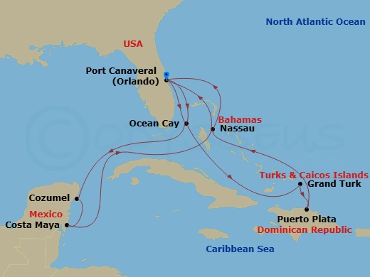 Cruise Map