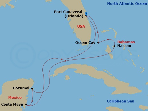 Cruise Map